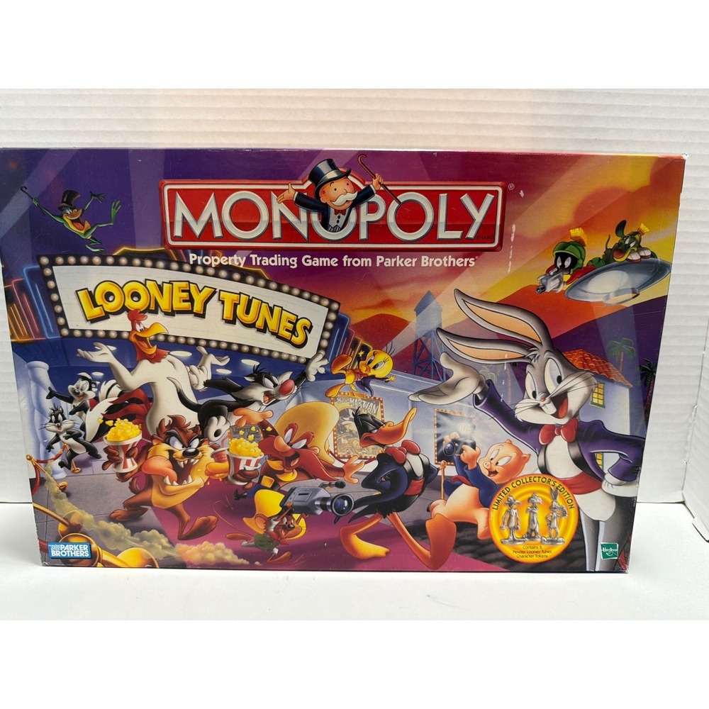 Monopoly Looney Tunes Limited Collector Edition Board Game Parker Brothers 1998
